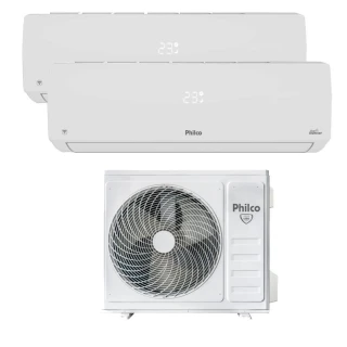 Ar Condicionado Bi Split Inverter Philco 18000 BTUs (2X9000) Quente e Frio 220V PAC18QV 