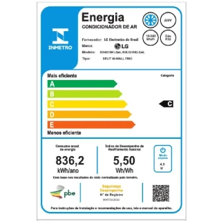Ar-Condicionado LG DUAL Inverter Compact +AI 18.000 BTU Frio 220V – S3-Q18KLQAL Ar-Condicionado LG DUAL Inverter Compact +AI 18.000 BTU Frio 220V – S3-Q18KLQAL