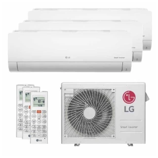 Ar Condicionado Multi Split Tri Split LG 21000 BTU 3x9000 QF Inverter 220V Z3UW21GFB1.AWGZBR1 Ar Condicionado Multi Split Tri Split LG 21000 BTU 3x9000 QF Inverter 220V Z3UW21GFB1.AWGZBR1