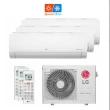 Ar condicionado Multi Tri Split LG 24000 BTU 3x9000 Quente e Frio 220V