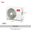 Ar Condicionado Split Inverter TCL FreshIN 3.0 12000 BTUs Frio Preto 220V TAC-12CFG3B-INV